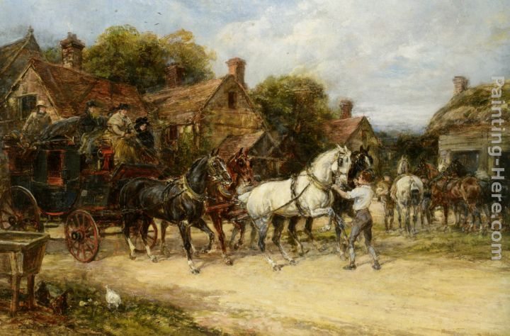 Heywood Hardy Changing Horses